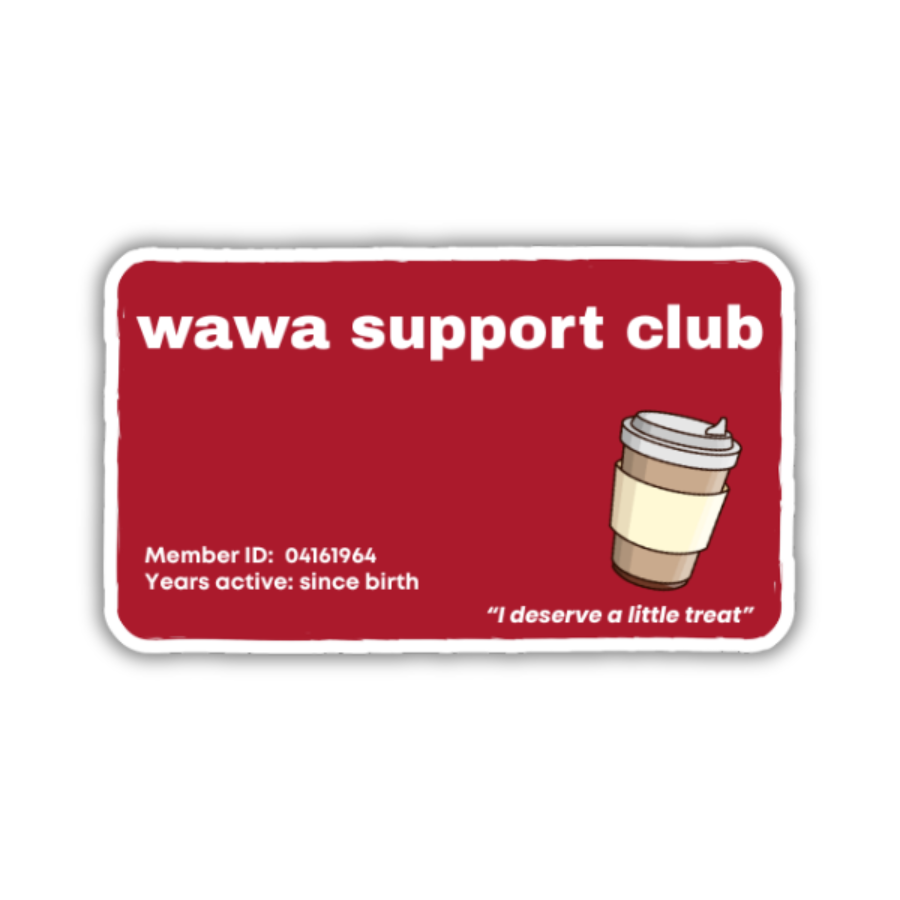 Wawa Support Club (Coffee Version) Sticker