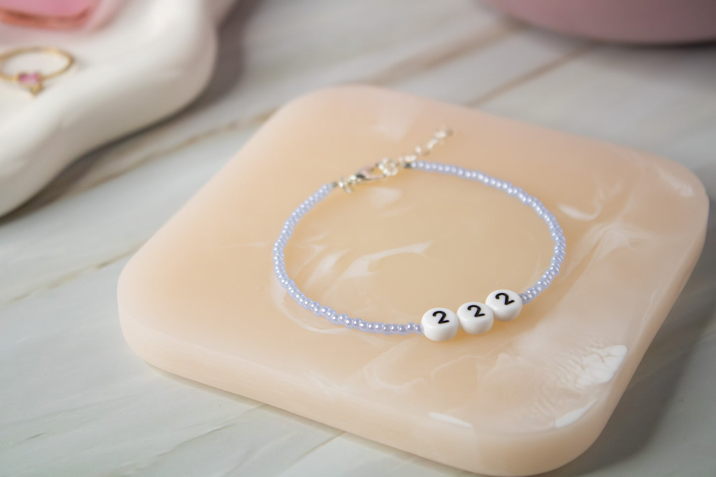 222 Angel Number Bracelet