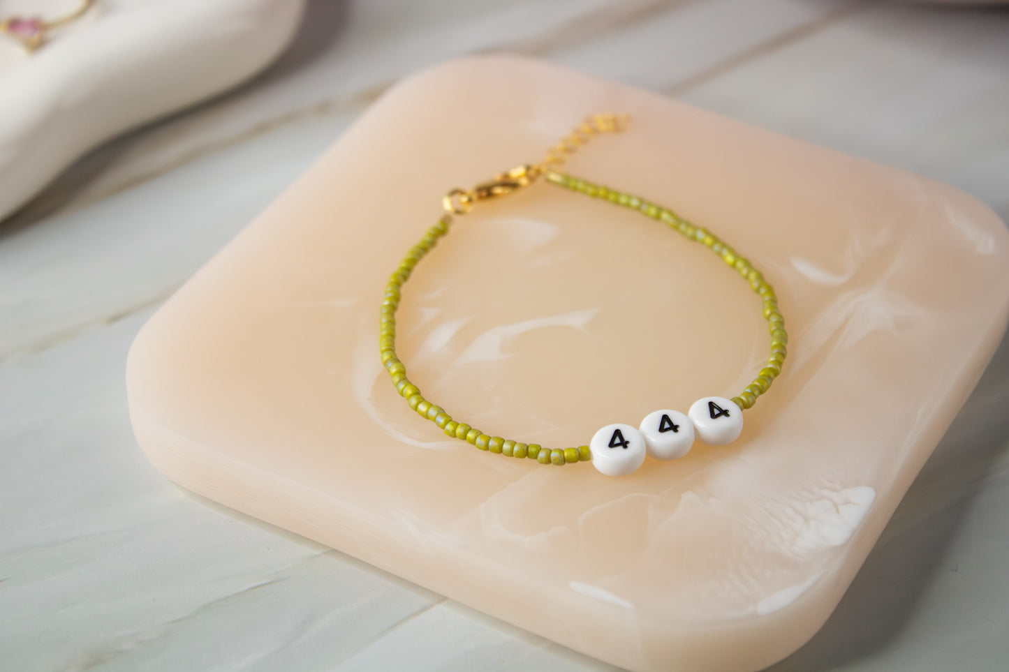 444 Angel Number Bracelet