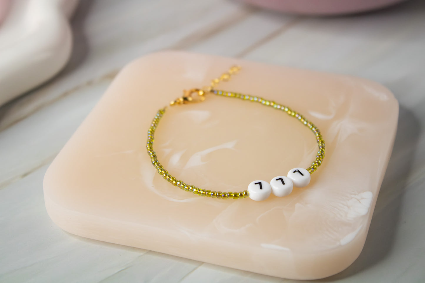 777 Angel Number Bracelet