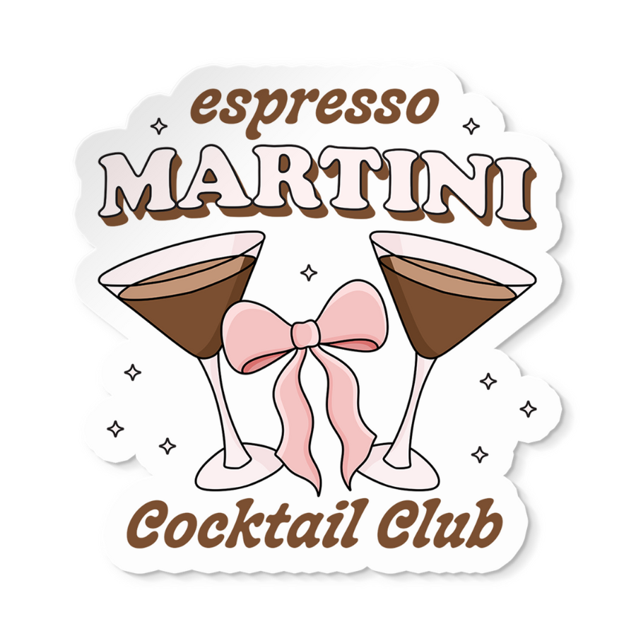 Espresso Martini Club Sticker