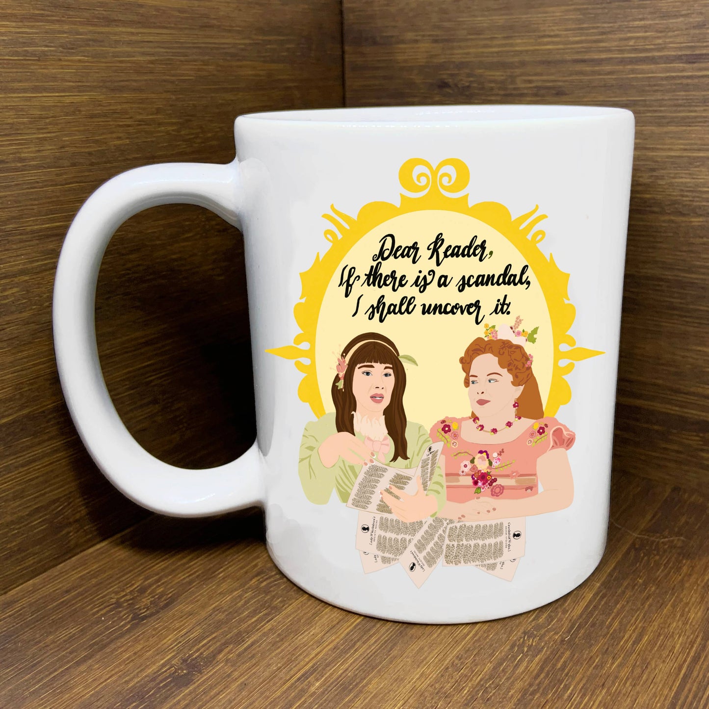 Bridgerton Lady Whistledown Mug