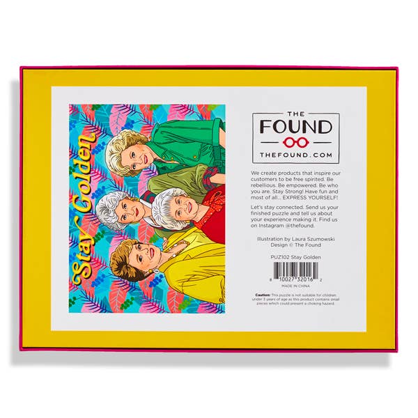 Stay Golden Girls Puzzle