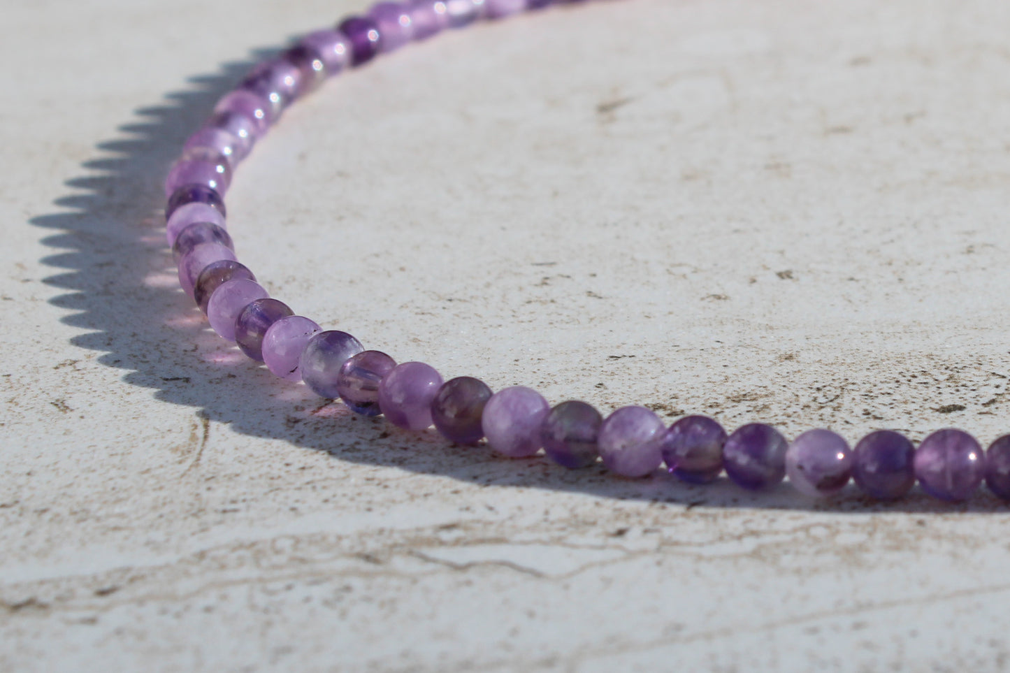 Amethyst Crystal Choker Necklace