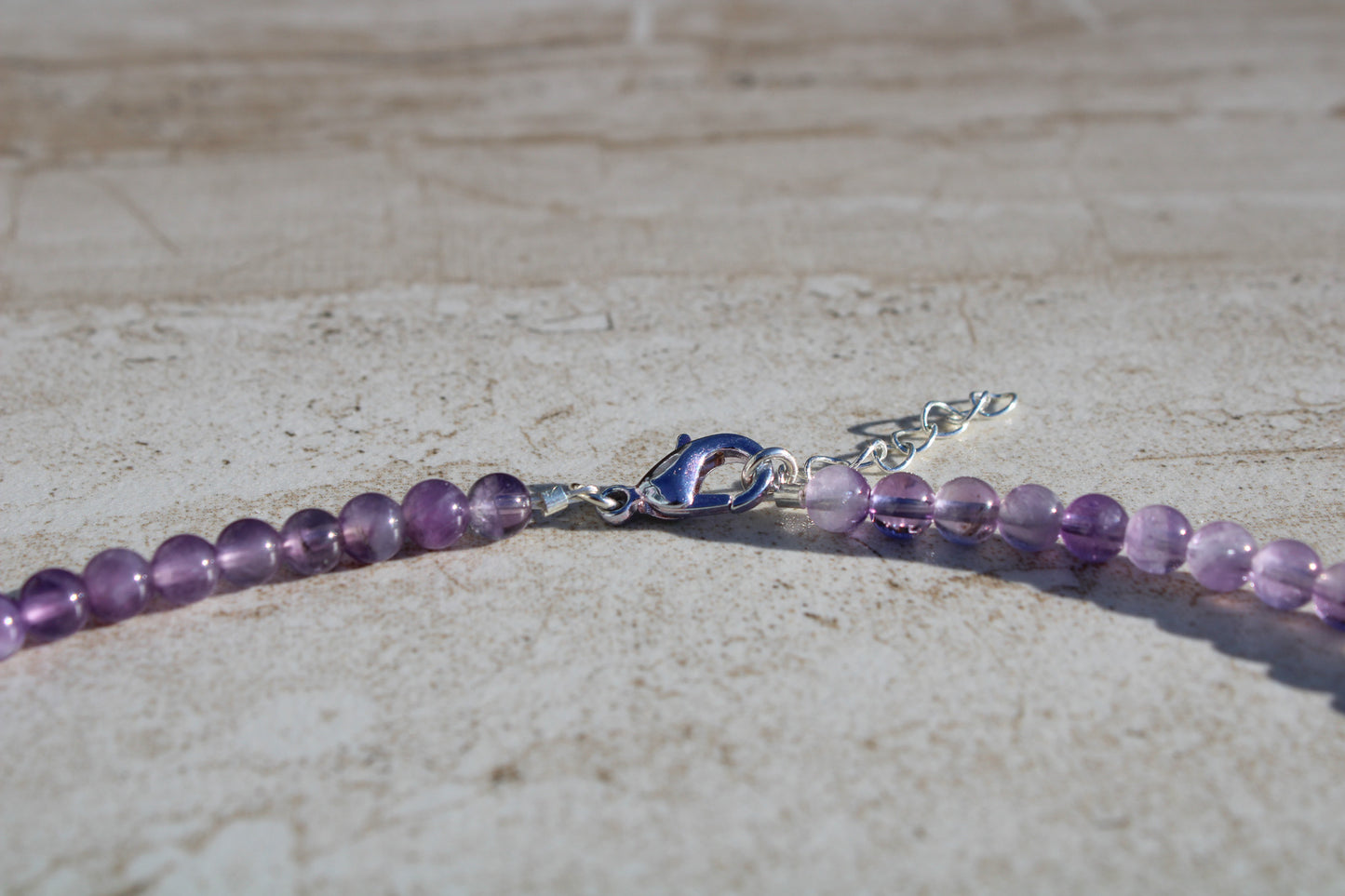 Amethyst Crystal Choker Necklace