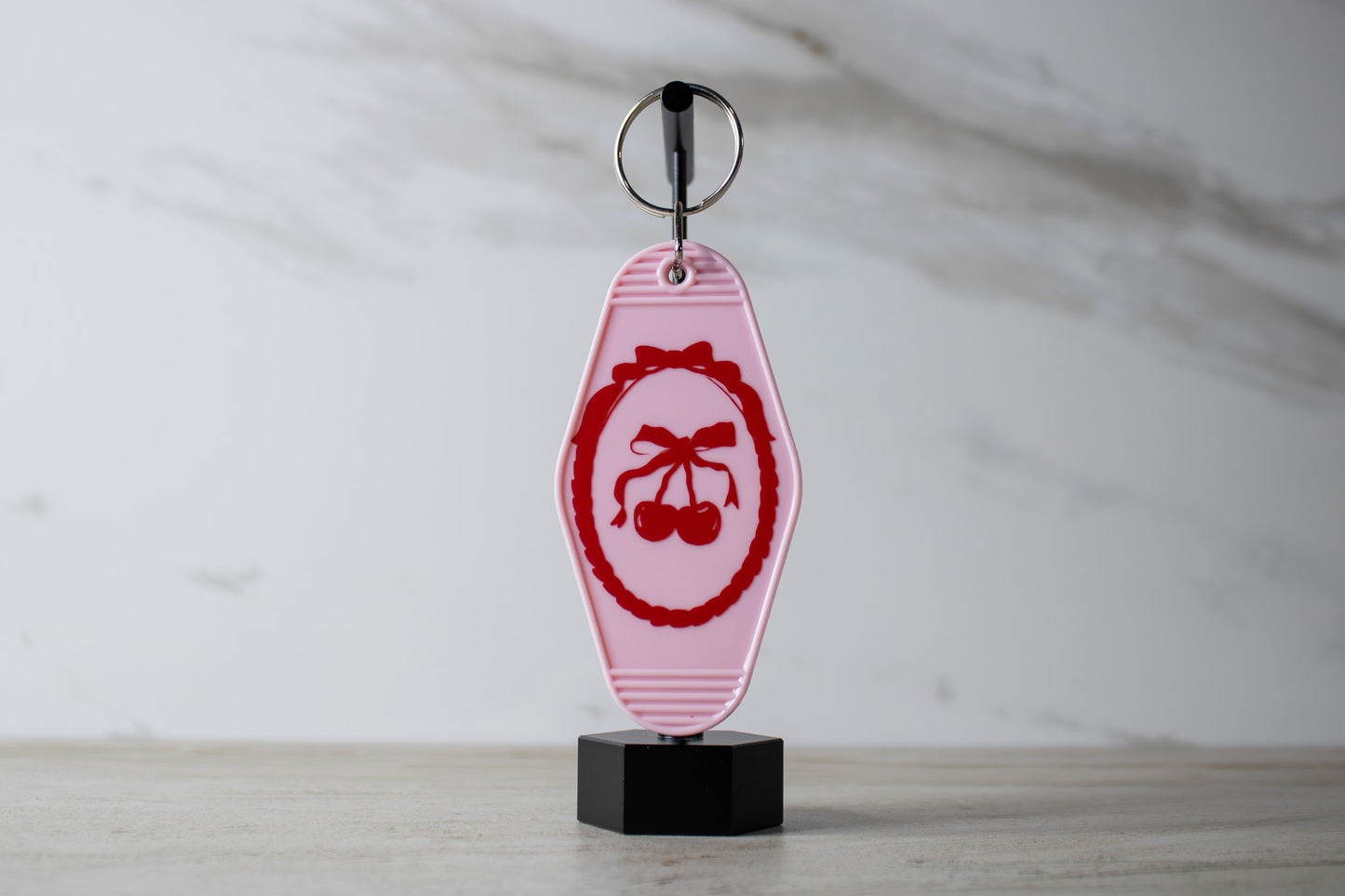 Coquette Cherries Keychain