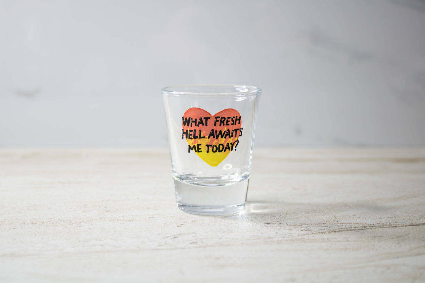Fresh Hell Shot Glass
