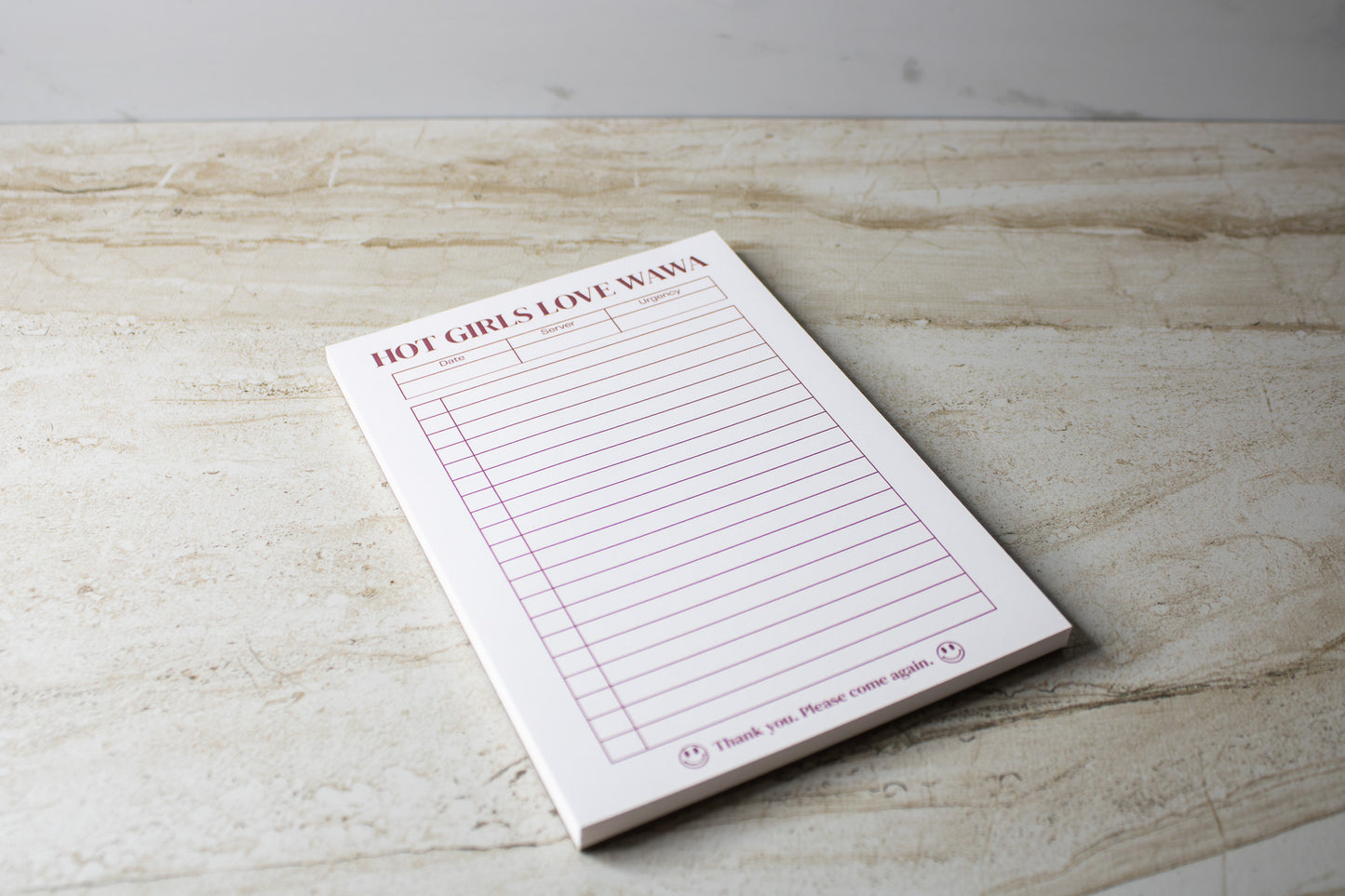 Hot girls love wawa notepad