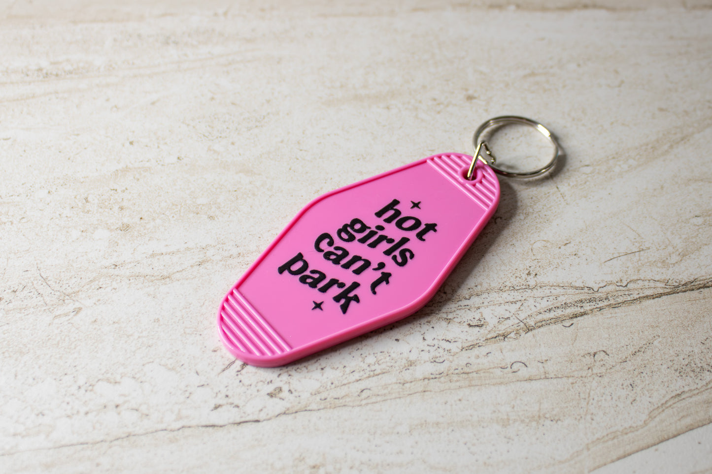 Hot Girls Can't Park Keychain