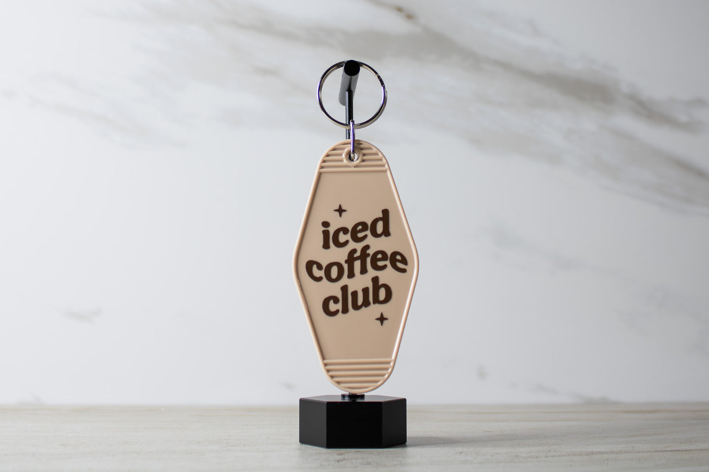 Iced Coffee Club Keychain