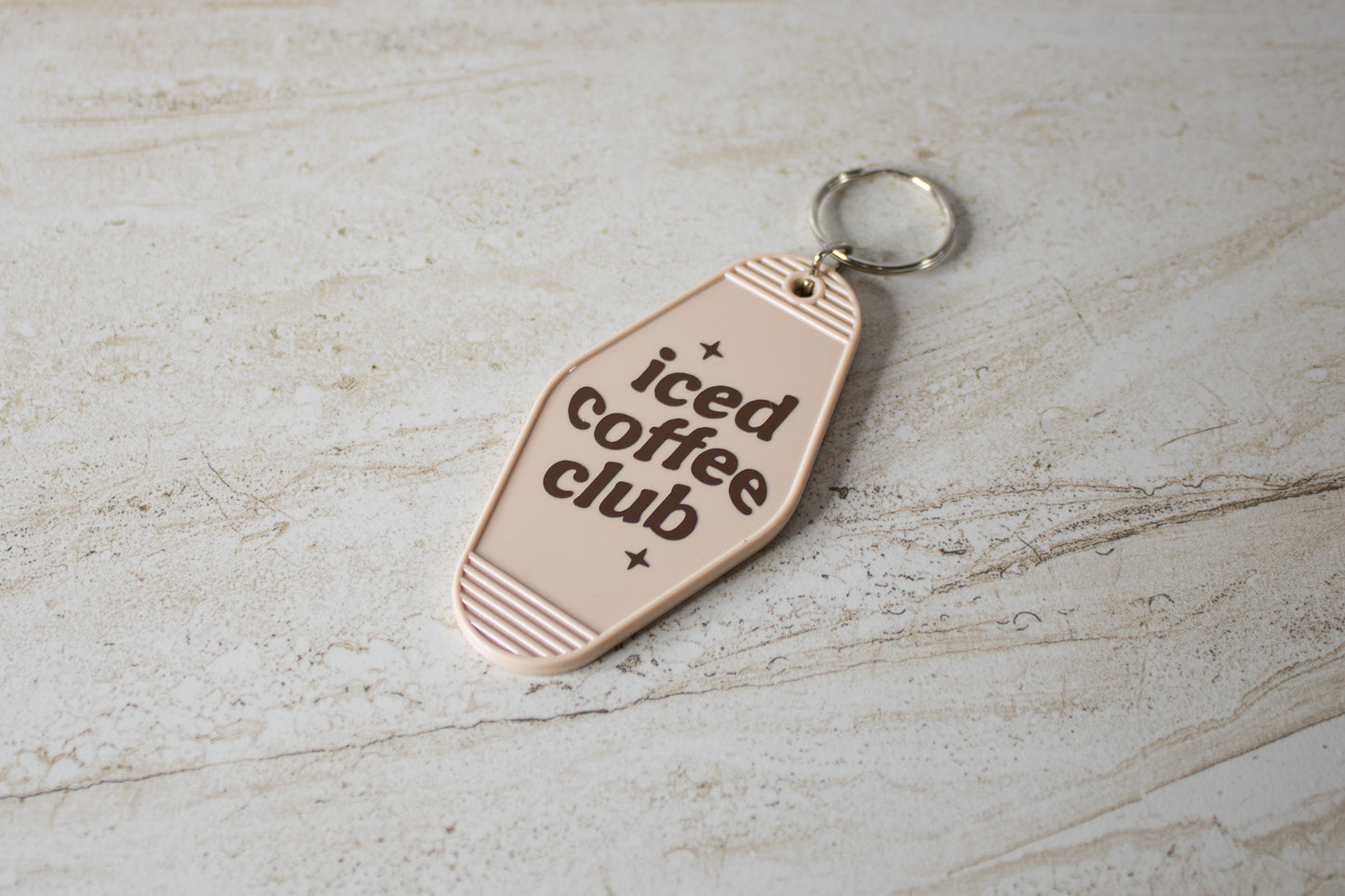 Iced Coffee Club Keychain