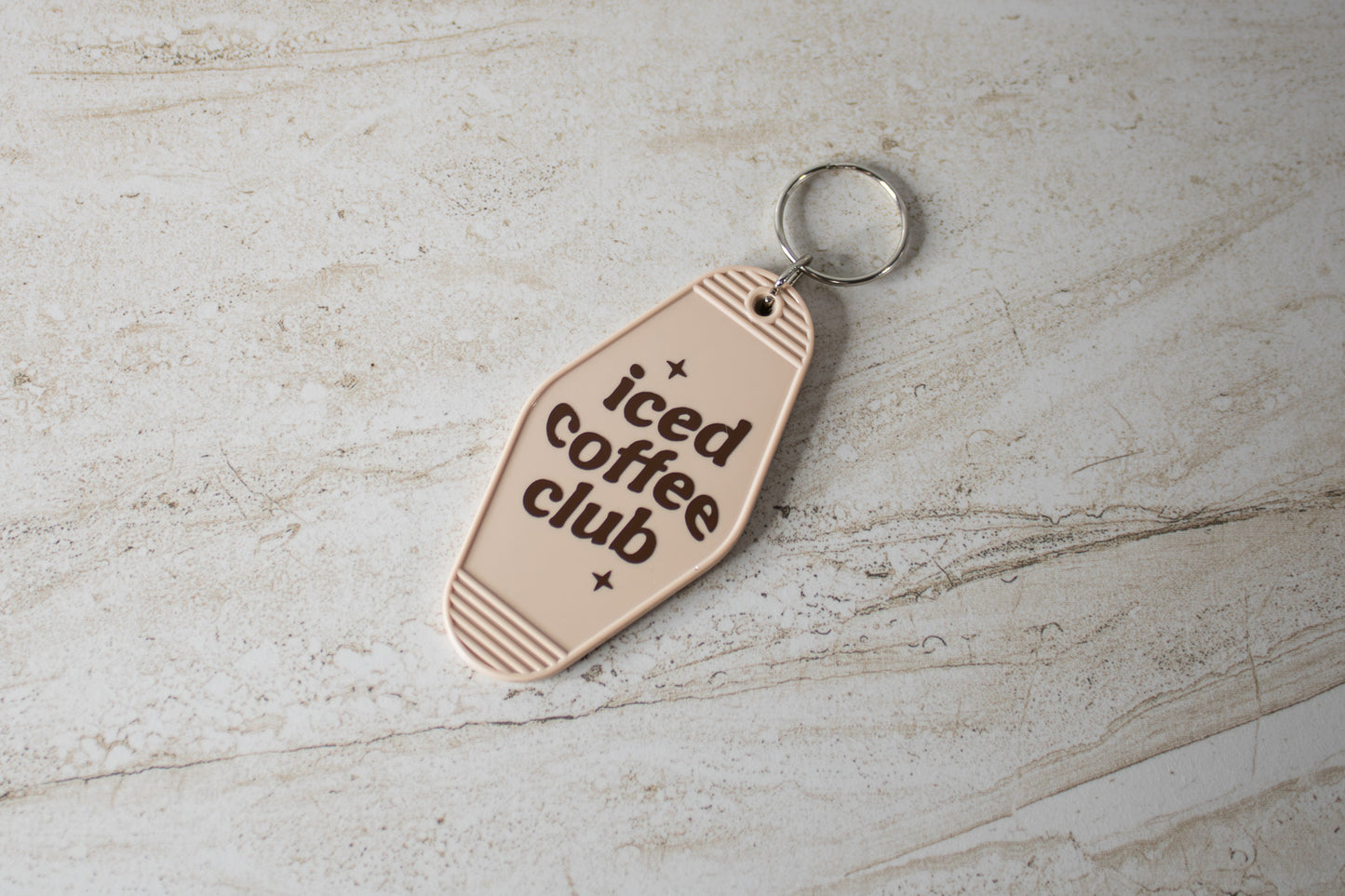 Iced Coffee Club Keychain