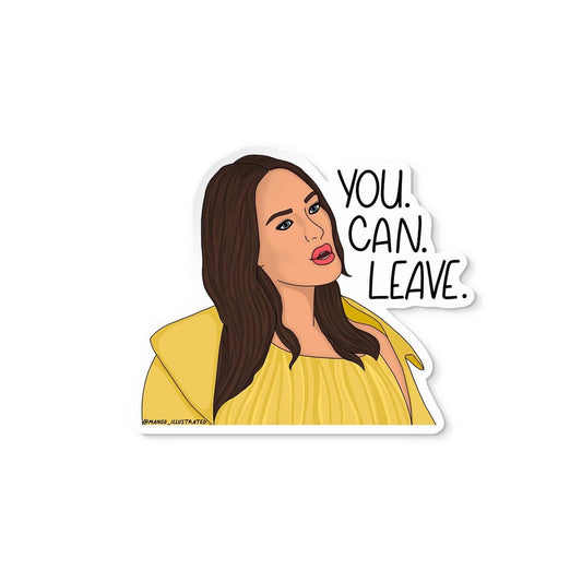 You Can Leave RHOSLC sticker