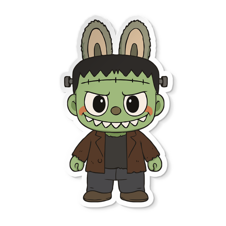 Frankenstein Labubu Sticker