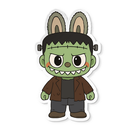 Frankenstein Labubu Sticker