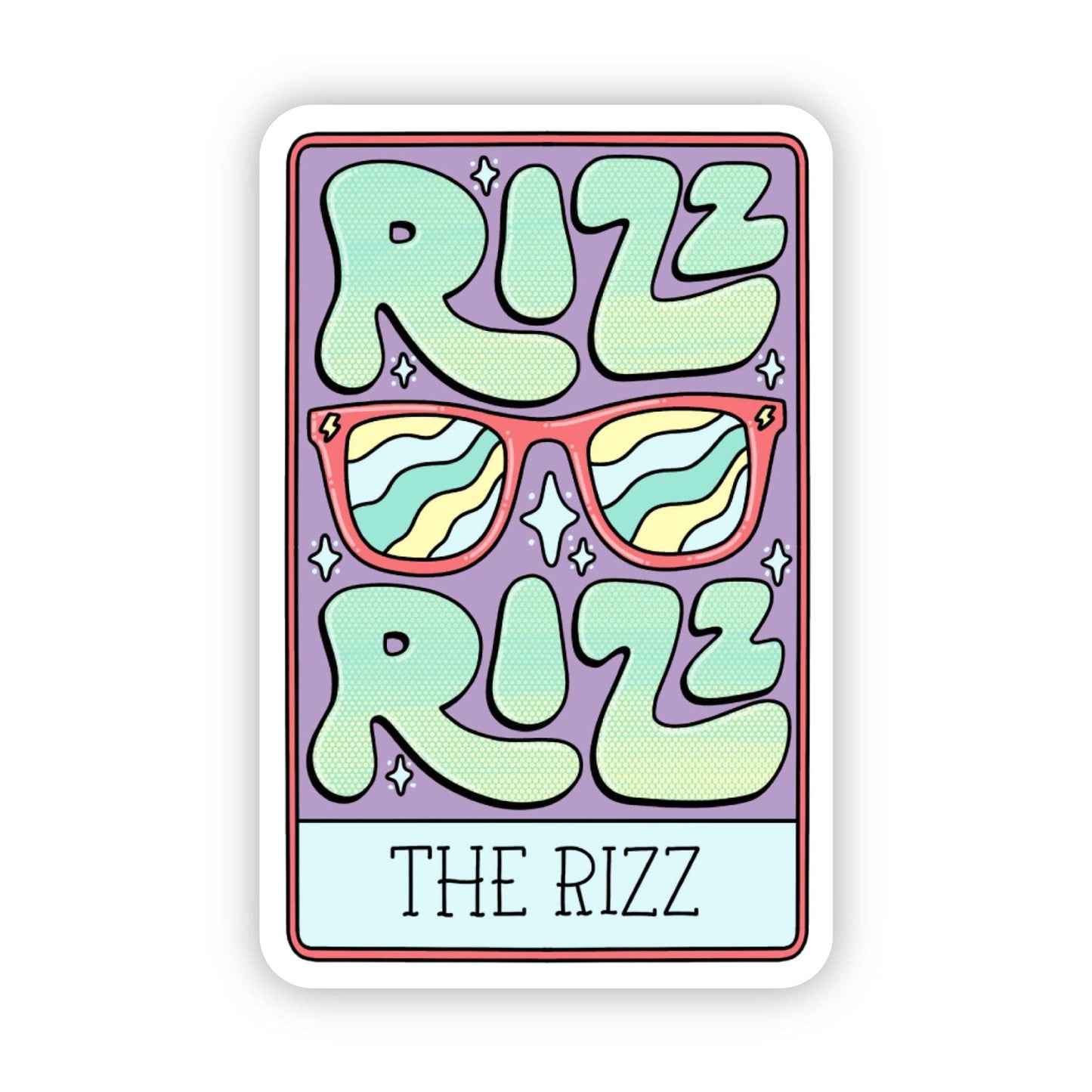 "The Rizz" Tarot Card Sticker