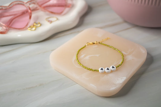 444 Angel Number Bracelet