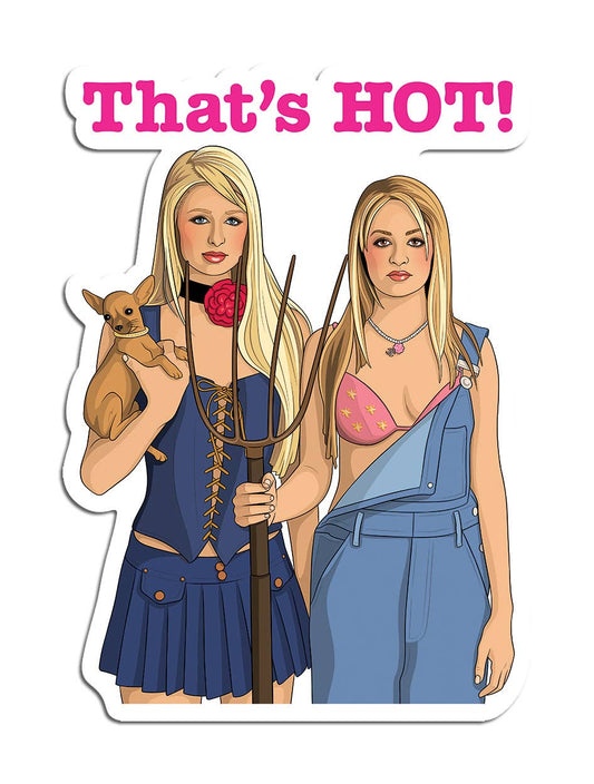 Simple Life That's Hot Sticker