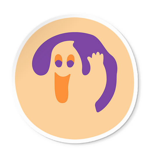Ghost Cookie Sticker