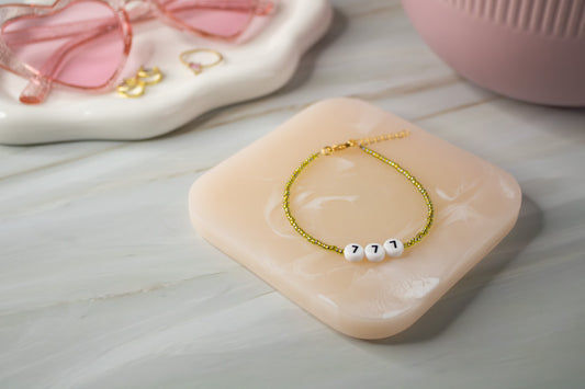 777 Angel Number Bracelet
