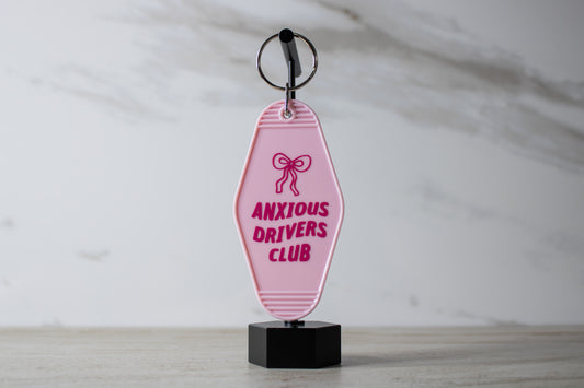 Anxious Drivers Club Keychain