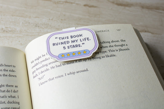 Book Review Magnetic Bookmark