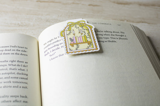 Bookshelf Frame Magnetic Bookmark