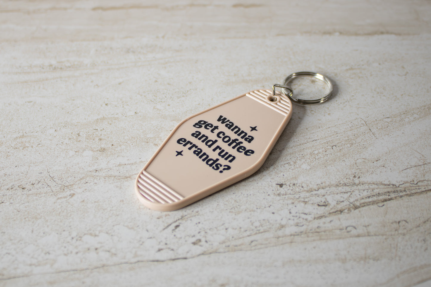 Wanna Get Coffee and Run Errands? Keychain