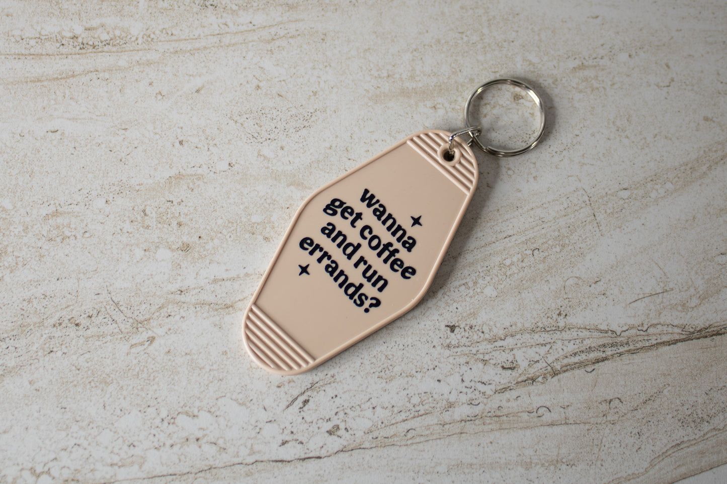 Wanna Get Coffee and Run Errands? Keychain