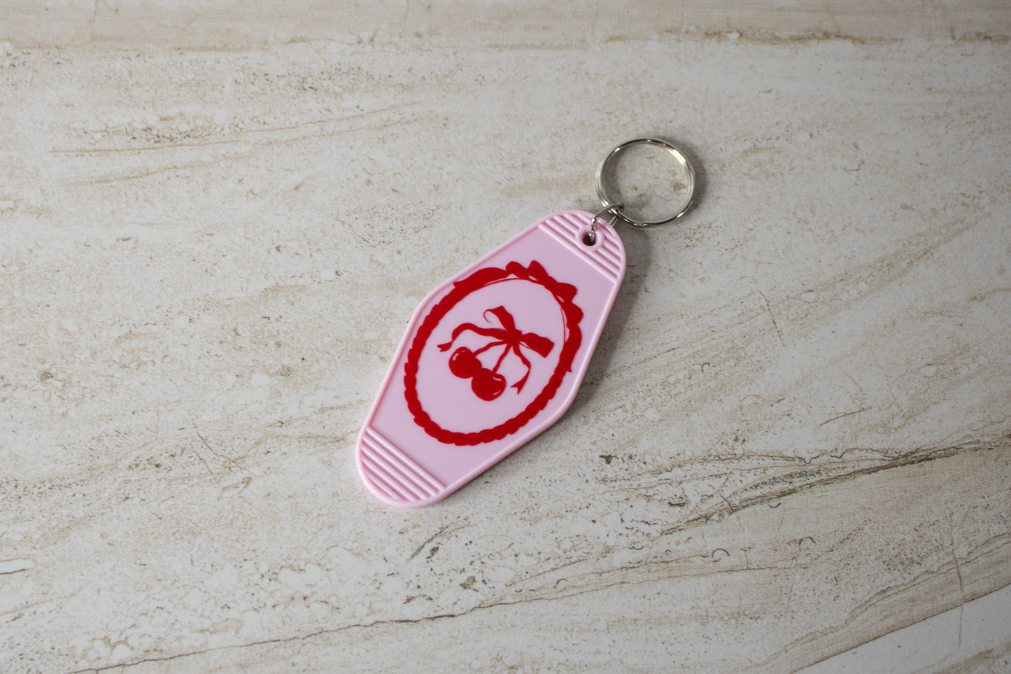 Coquette Cherries Keychain