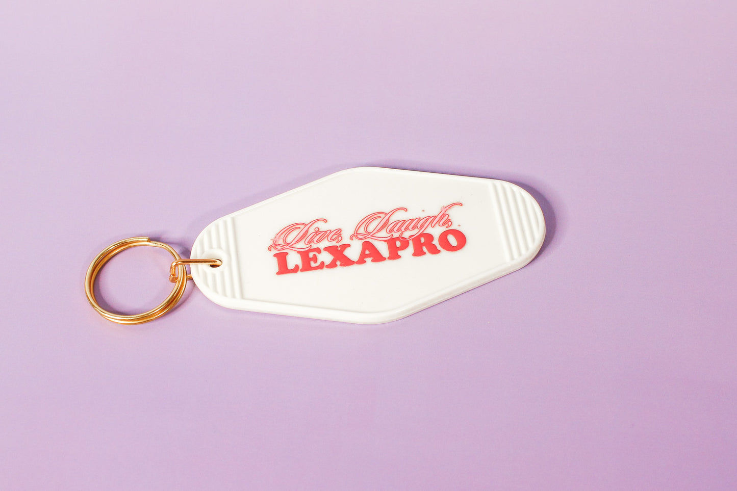 Live Laugh Lexapro Keychain