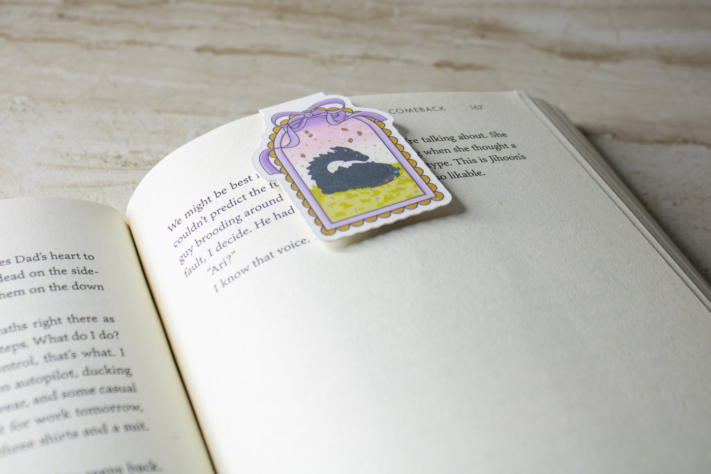 Dragon Frame Magnetic Bookmark