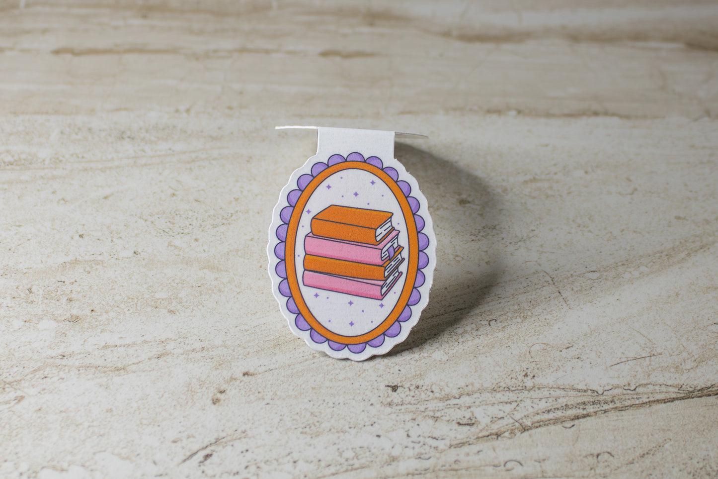 Books Frame Magnetic Bookmark