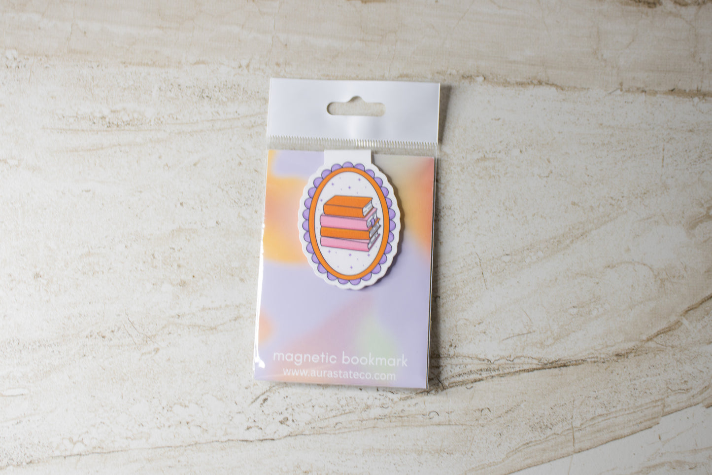 Books Frame Magnetic Bookmark