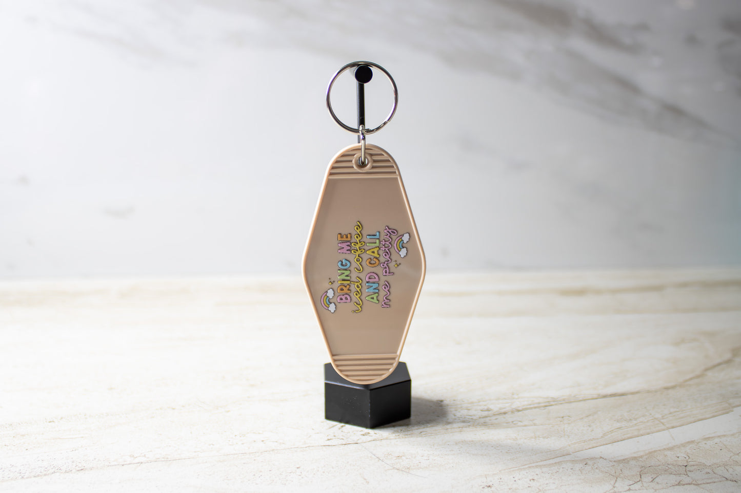 Bring Me Iced Coffee Keychain