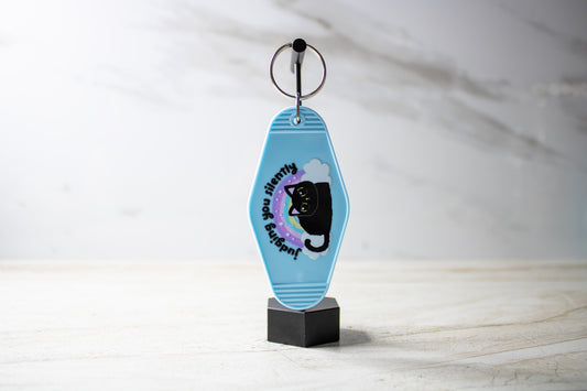 Judging You Silently Keychain