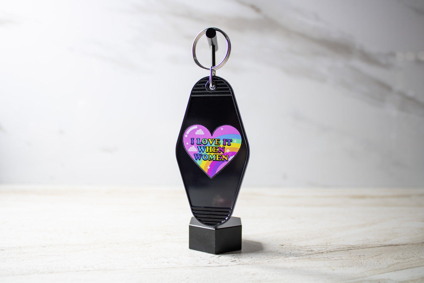 I Love It When Women Keychain