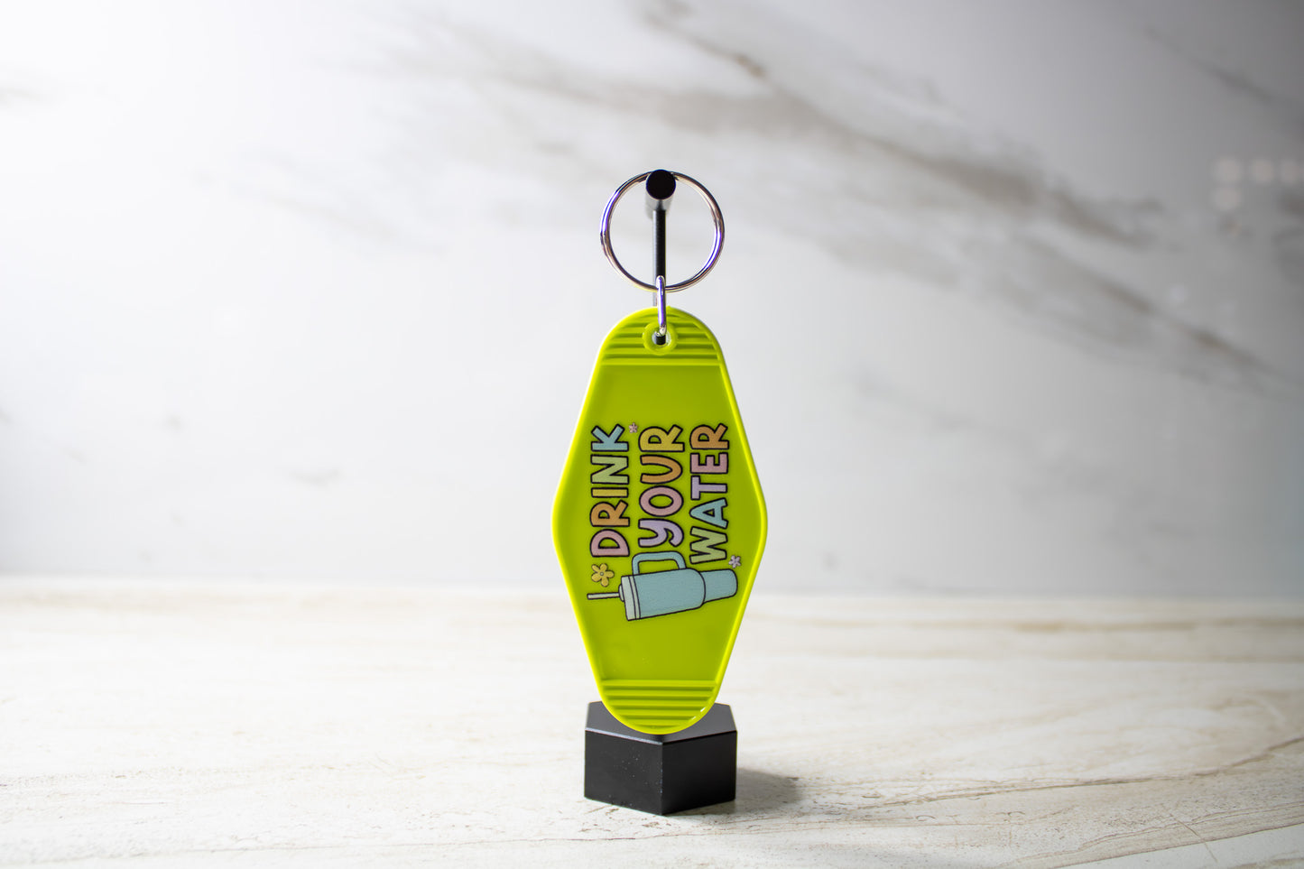 Drink Your Water Keychain