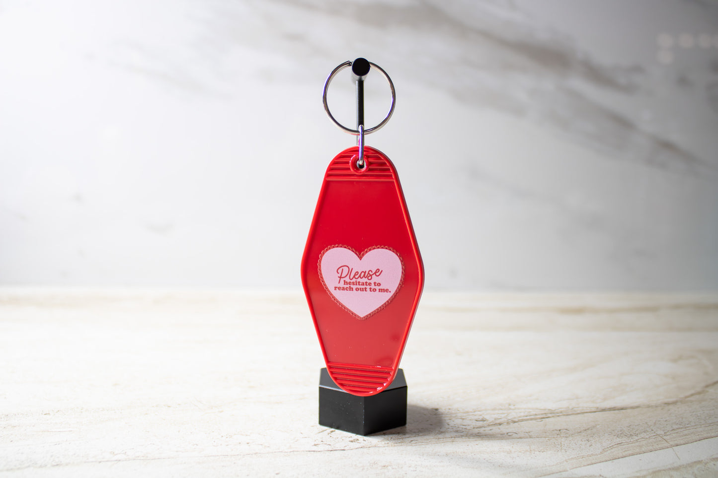 Please Hesitate Keychain