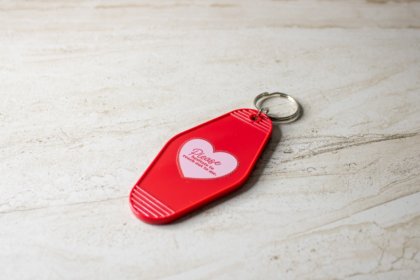 Please Hesitate Keychain