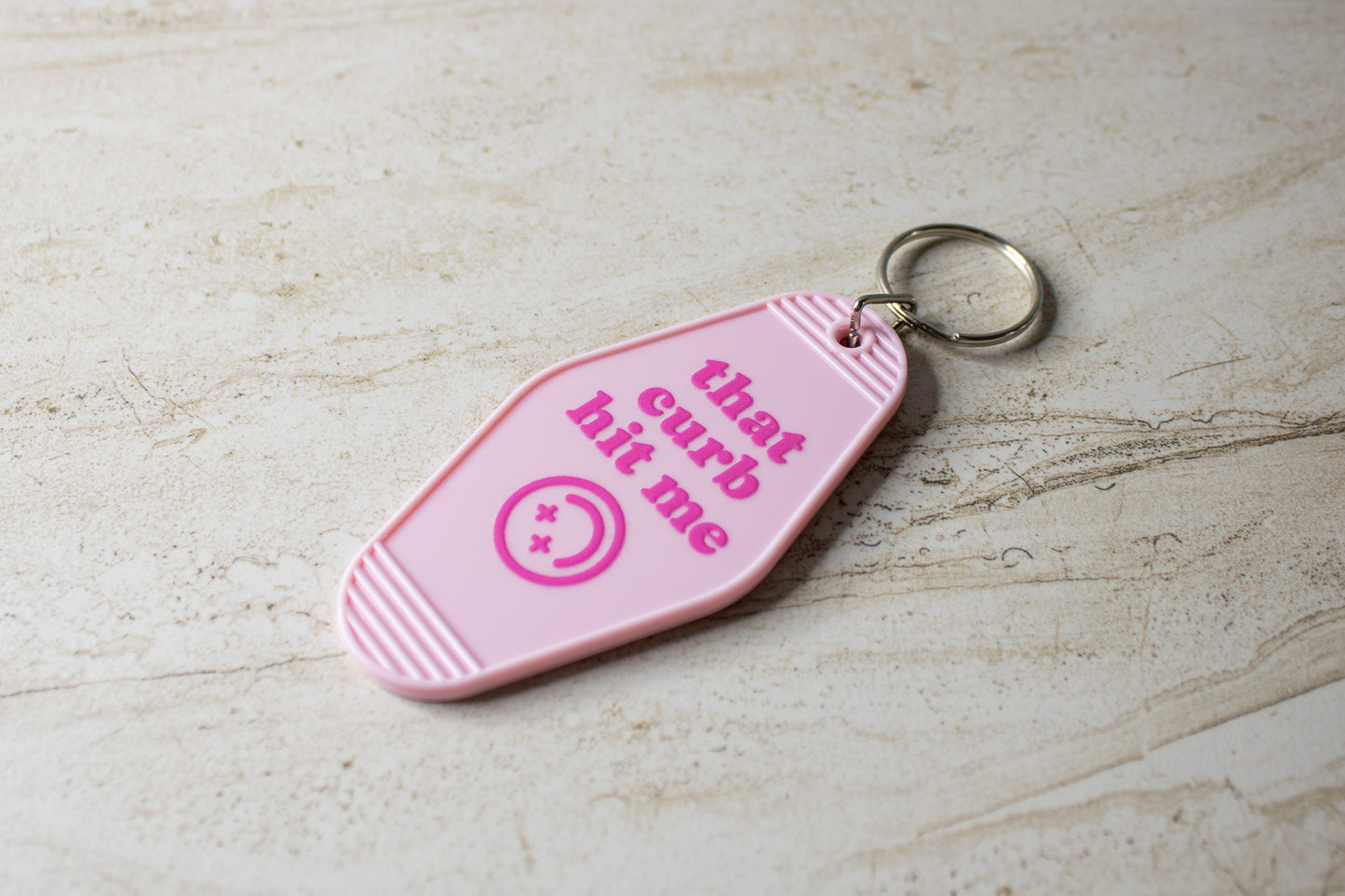 That Curb Hit Me Keychain