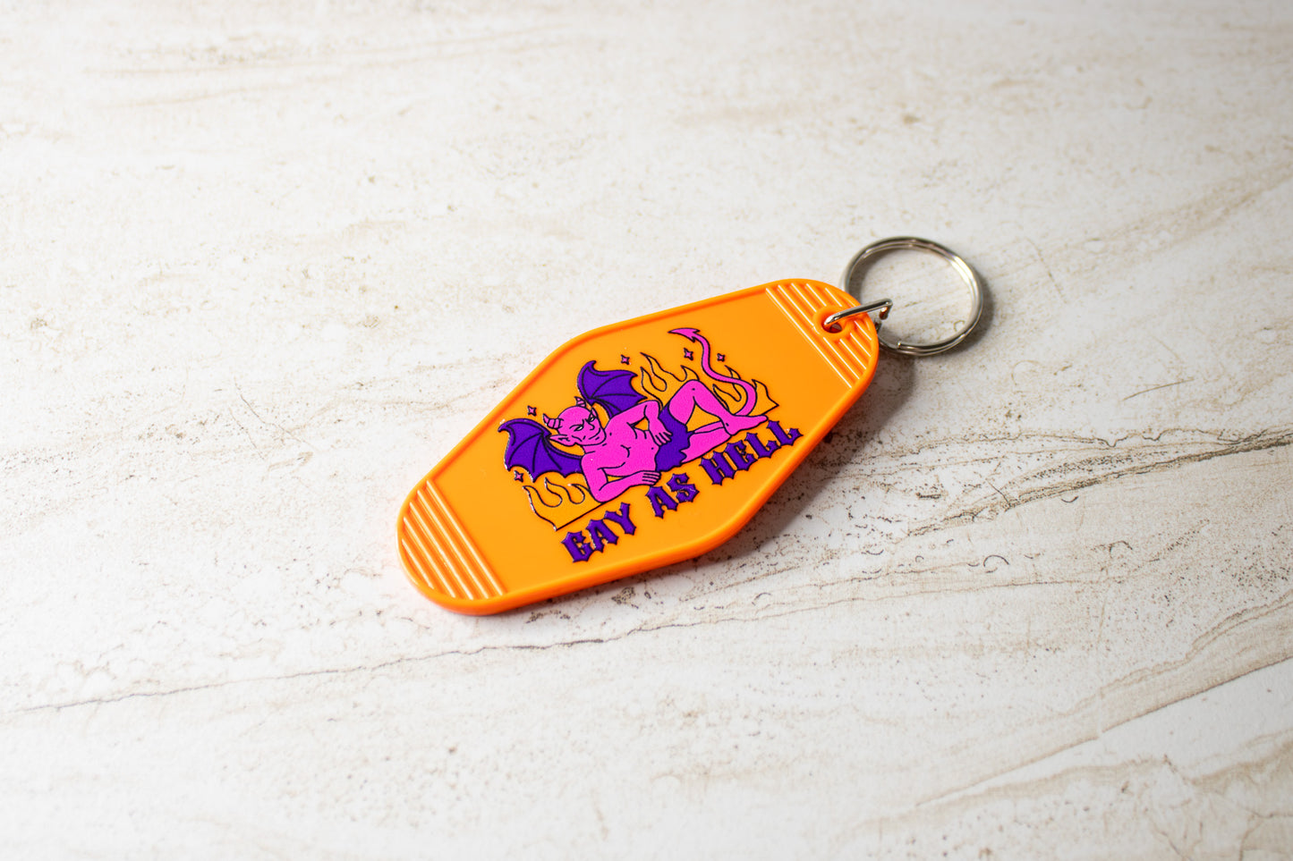 Gay as Hell Keychain