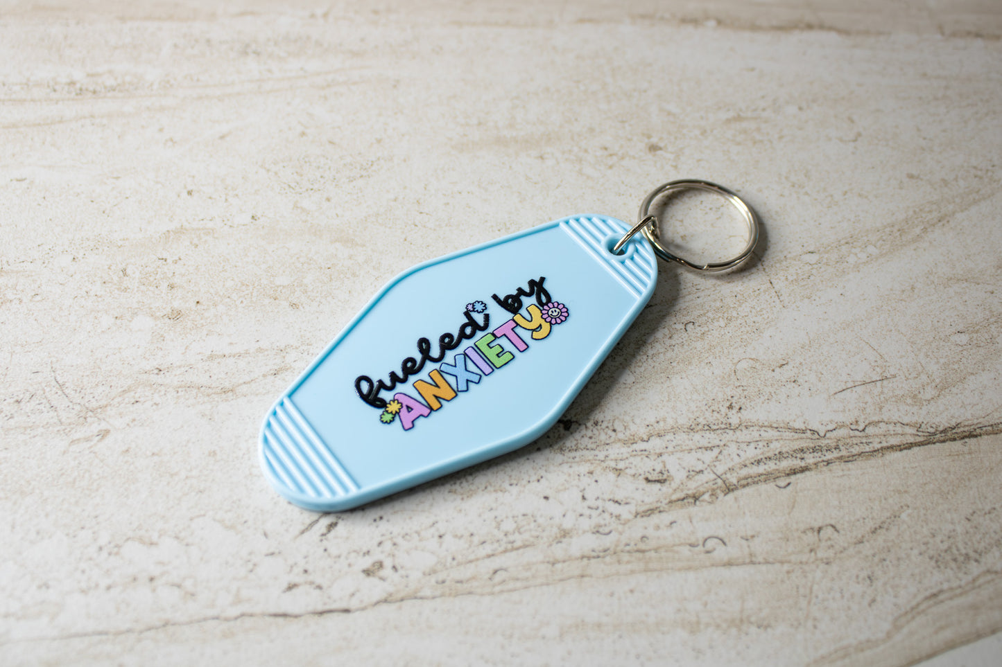 Fueled by Anxiety Keychain