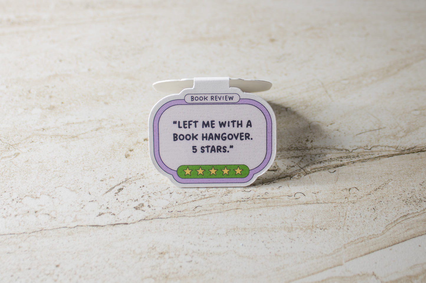 Book Hangover Magnetic Bookmark