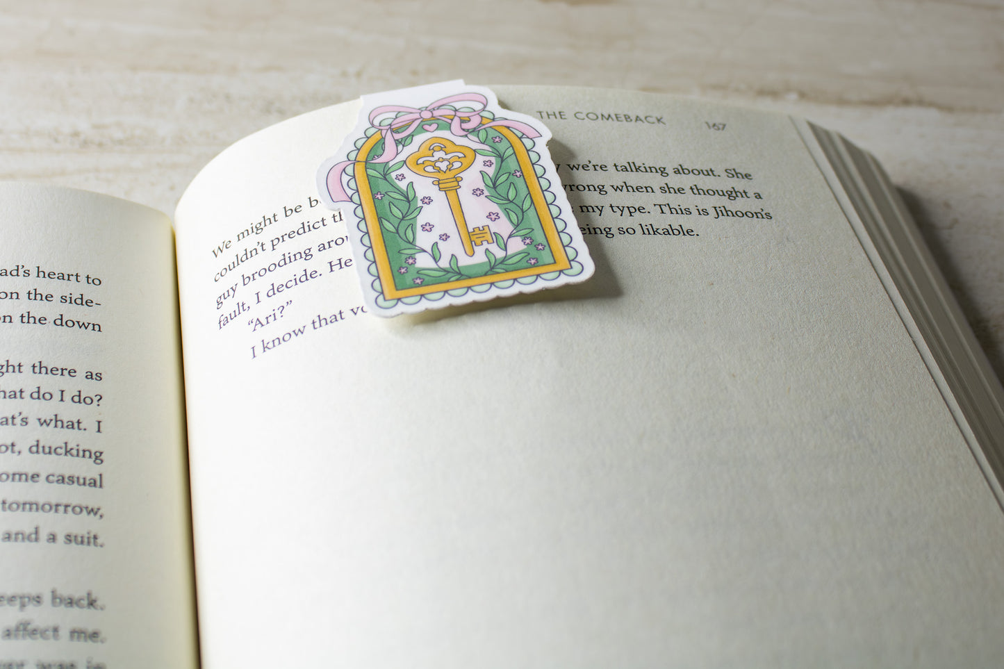 Secret Garden Frame Magnetic Bookmark