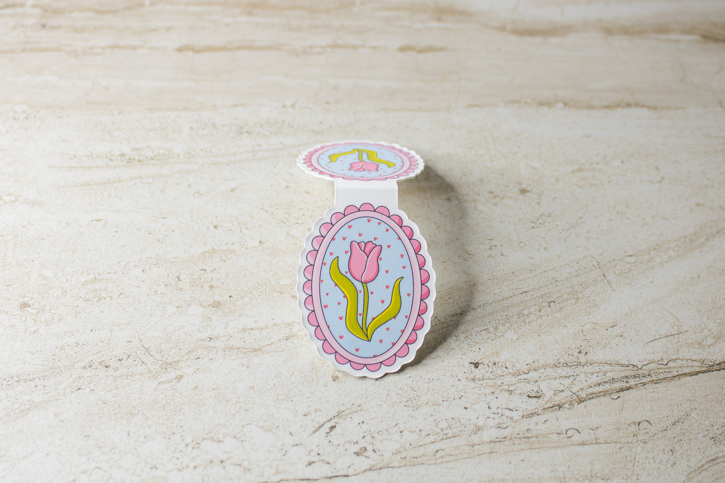Tulip Frame Magnetic Bookmark