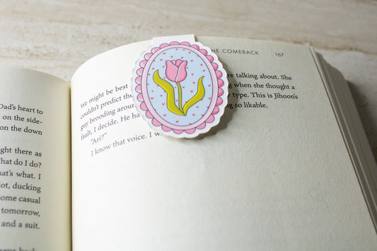 Tulip Frame Magnetic Bookmark