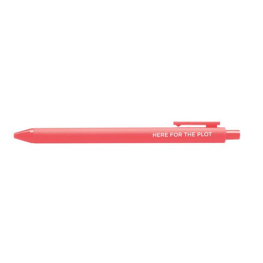 Here for the Plot Pen – Fine Point Gel Pen for Book Lovers