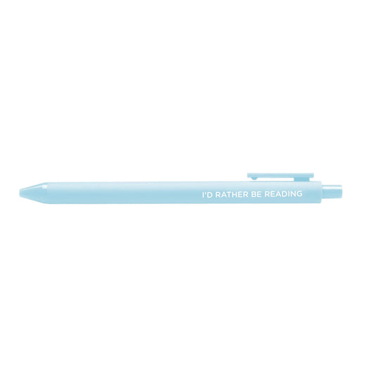 I'd Rather Be Reading Gel Pen